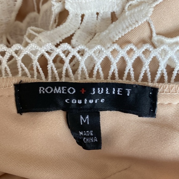 Romeo and Juliet white lace sleeveless dress medium - Picture 7 of 9